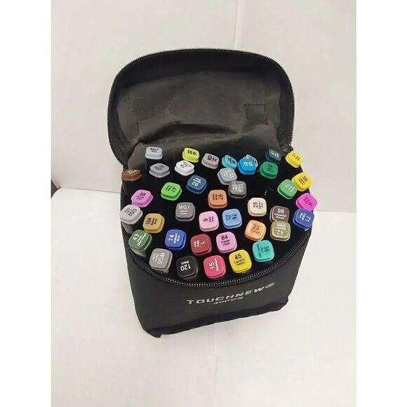 TouchNew 40pc Marker Set Double Ended - Picture 2 of 6